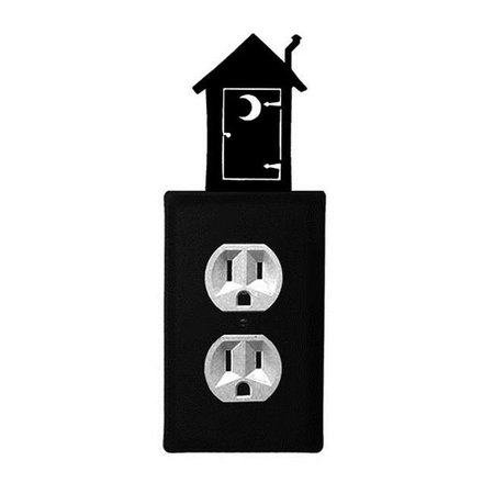 VILLAGE WROUGHT IRON Village Wrought Iron EO-256 Outhouse - Single Outlet Cover EO-256